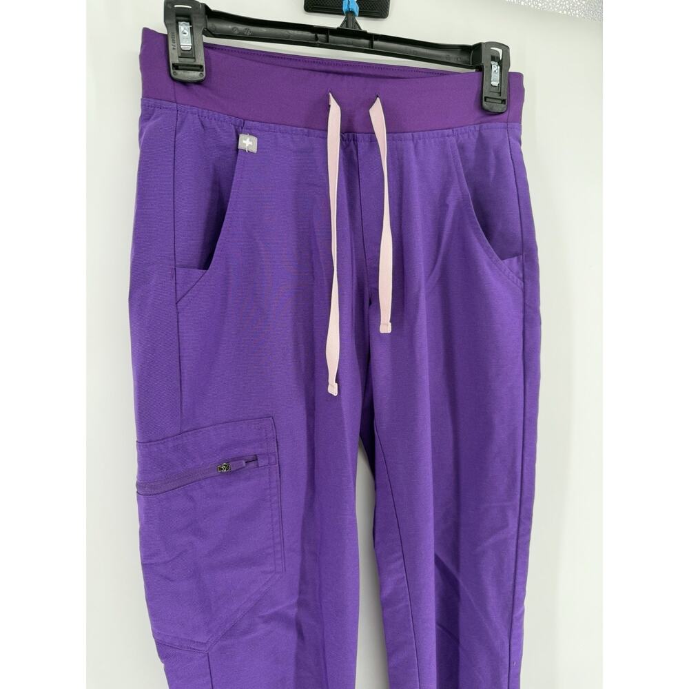 Figs Women’s Scrub Pants XXS Purple Joggers Technical Collection W18SW2005T - Picture 2 of 10